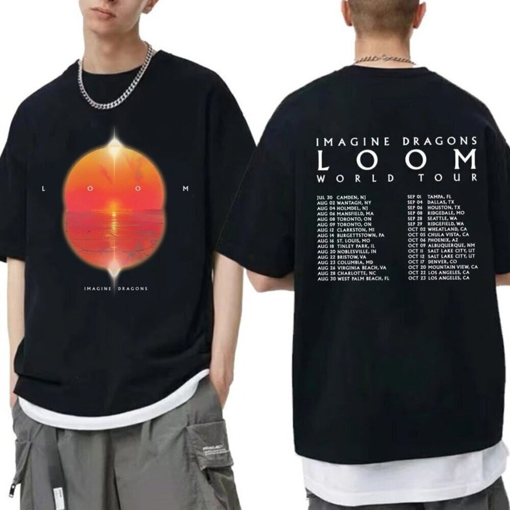 Imagine Dragons  Loom Tour  2 Sided Shirt Imagine Dragons Band Fan Shirt
